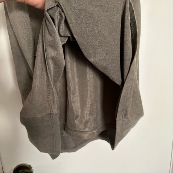 Xhilaration Faux suede olive green dress - Picture 7 of 8